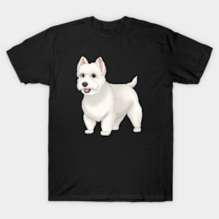 West Highland White Terrier Dog T-Shirt